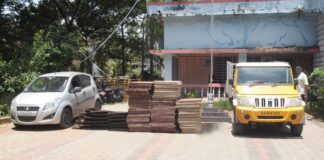 ಸೆಂಟ್ರಿಂಗ್‌ ಶೀಟ್‌ ಕಳವು: ಆರೋಪಿ ಸೆರೆ